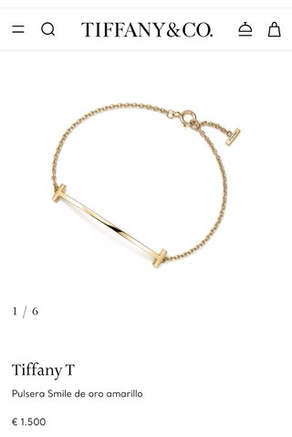 Pulsera Tiffany & Co. dorada