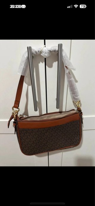 Bolso Michael Kors Marrón y Dorado