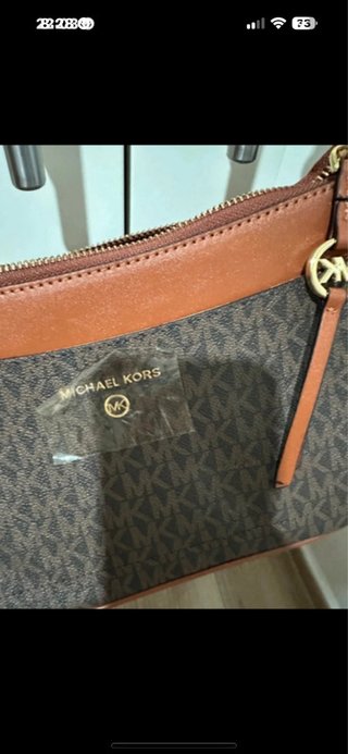 Bolso Michael Kors Marrón y Dorado