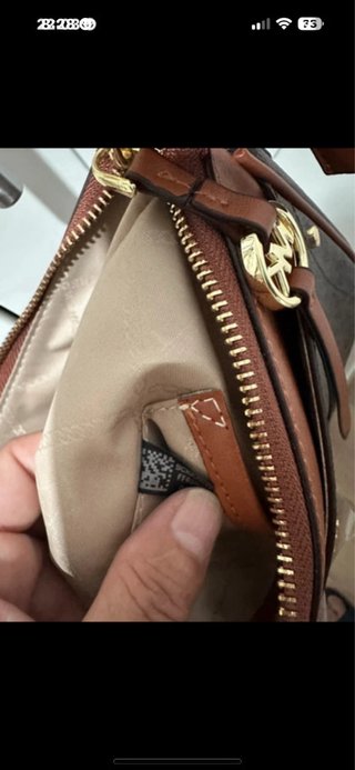 Bolso Michael Kors Marrón y Dorado