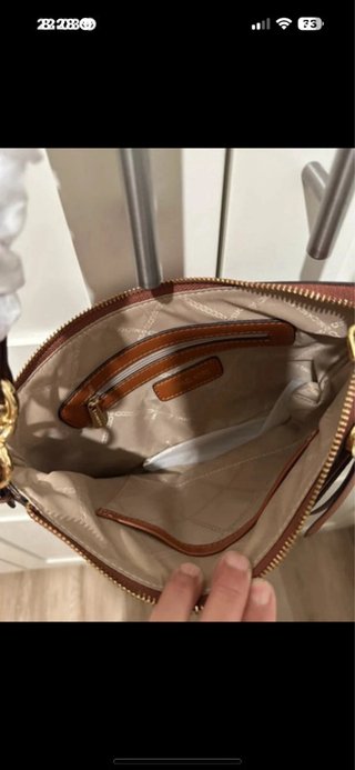 Bolso Michael Kors Marrón y Dorado