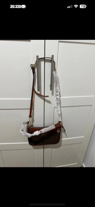 Bolso Michael Kors Marrón y Dorado