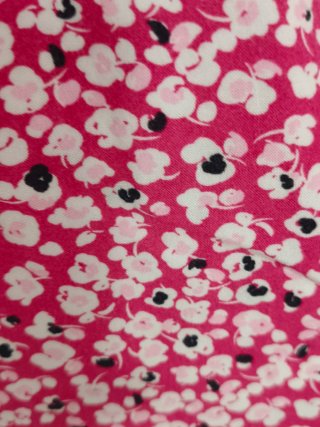 Vestido estampado floral rosa