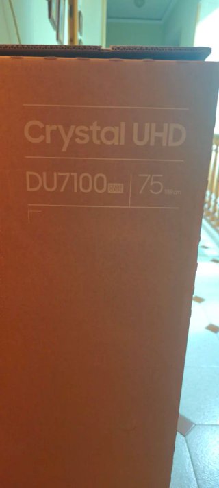 TV Samsung 75 Crystal UHD 4K AI