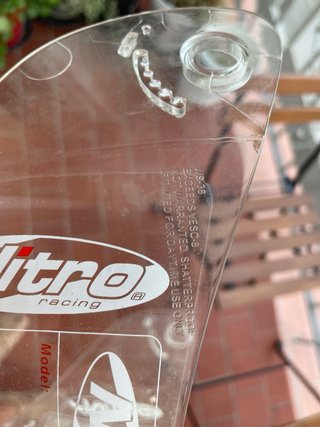 Visera Casco Moto Anti-Scratch Nitro