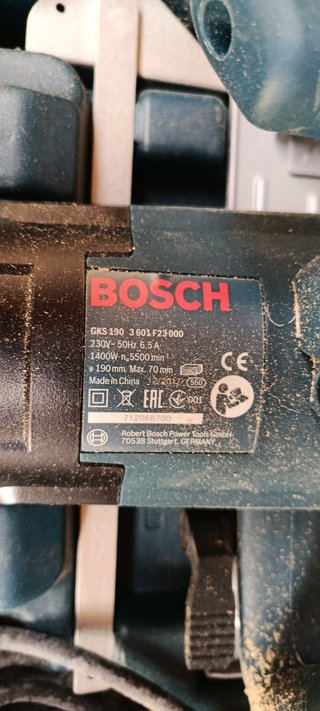 Sierra Circular Bosch GKS 190 Pro 1400W