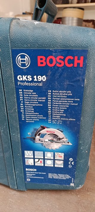 Sierra Circular Bosch GKS 190 Pro 1400W