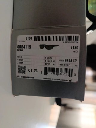 Gafas de sol Ray-Ban Orb4115 Negras