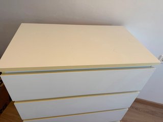 Cómoda MALM Ikea 4 cajones blanca