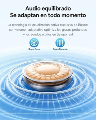Auriculares Baseus True Wireless blancos NUEVO