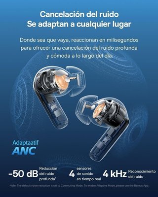Auriculares Baseus True Wireless blancos NUEVO