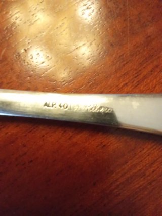 6 Tenedores y 6 Cucharas Alpaca 40