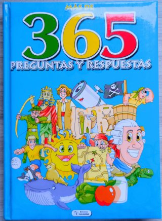 Libro infantil "Más de 365 preguntas y respuestas"