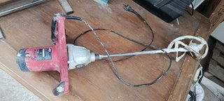 Mezcladora eléctrica cemento mortero