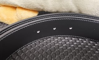 Cinturón de hombre HERMÈS negro, talla 110