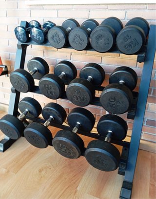 Rack Mancuernas y pesas