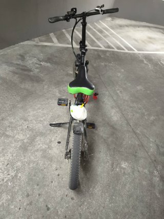 Bici Eléctrica Kawasaki Plegable Ruedas 20"x3"
