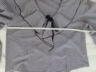 Camisa cuadros volantes lazo