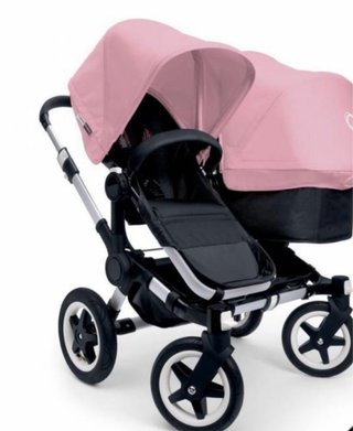 Carro gemelar Bugaboo Rosa
