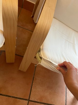 2 Butacas Ikea Madera Beige