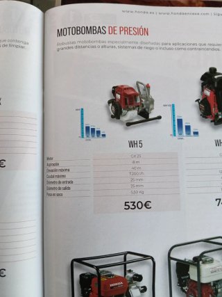 Motobomba Honda WH-5