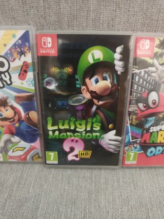3 Juegos Nintendo Switch: Mario Party, Luigi's Man