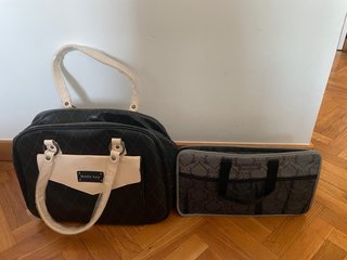 Maleta Trolley y Bolsos Mary Kay Negros
