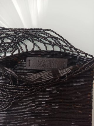 Bolso fiesta Zara negro
