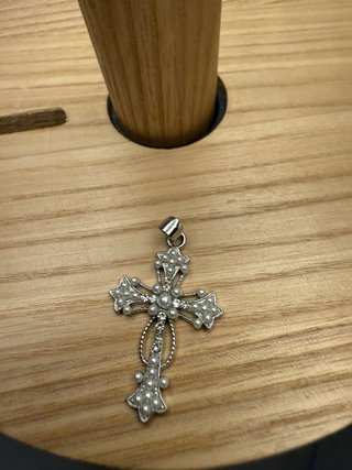 Cruz Fallera Plata Adulta