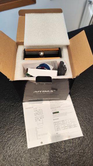 Aiyima T8 Amplificador HiFi Tubo Válvula