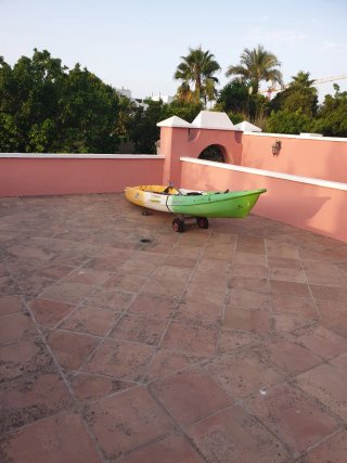 Kayak 2 plazas con remos y carro