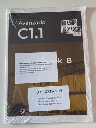 Libro C1 That’s English