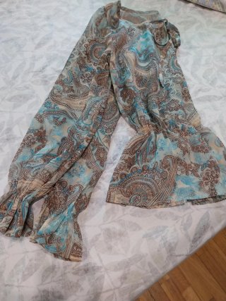 Blusa Cordón Cachemir Estampada Talla XL