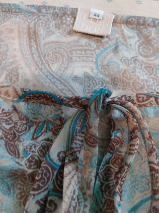 Blusa Cordón Cachemir Estampada Talla XL