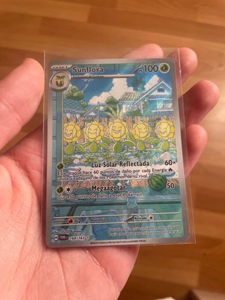 Carta Pokémon Sunflora Fase 1 169/167