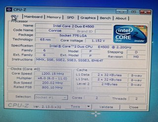 Intel Core 2 Duo E4500 LGA775 2.2GHz 2MB