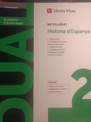 HISTORIA D ́ESPANYA 2 Batxi Quadern d'activitats