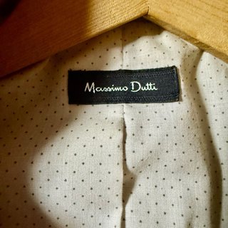 Gabardina Massimo Dutti Beige Talla 34