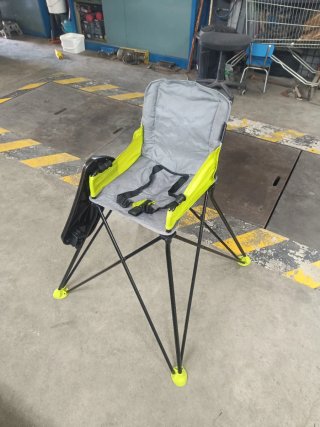 Trona plegable camping con bandeja