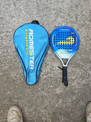 Pala de pádel Romester Fighter azul