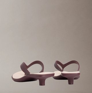 Sandalias Calvin Klein Bordo/Whisper