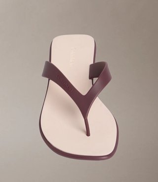 Sandalias Calvin Klein Bordo/Whisper