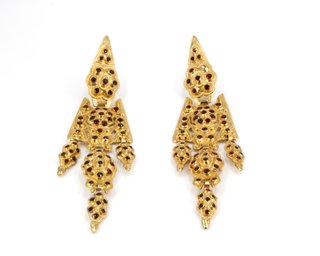 048-04-00265 Pendientes Baturra Oro 18K