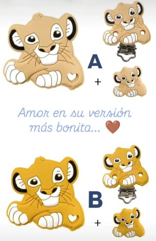 Chupeteros y mordedores personalizados Disney