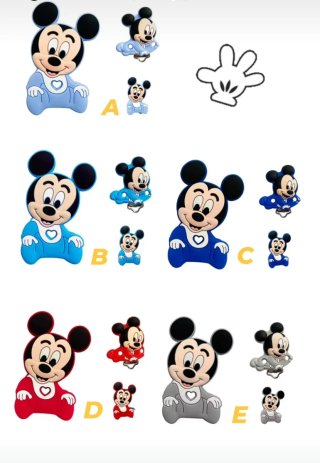 Chupeteros y mordedores personalizados Disney