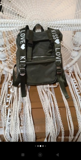 Mochila bolso verde
