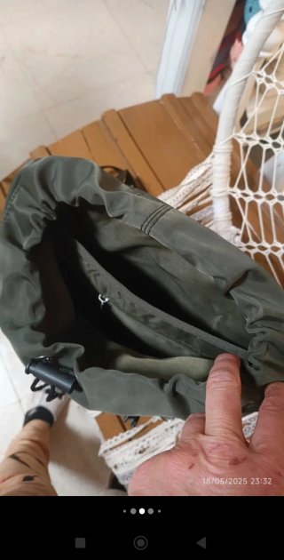 Mochila bolso verde