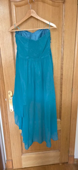 Vestido de Fiesta Talla M Turquesa