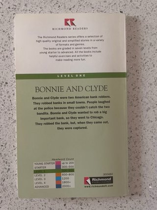 Libro inglés Bonnie and Clyde