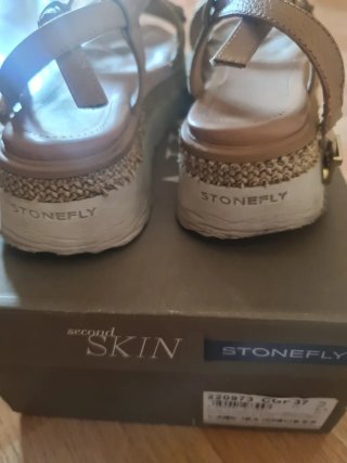 Sandalias Stonefly Beige Mujer